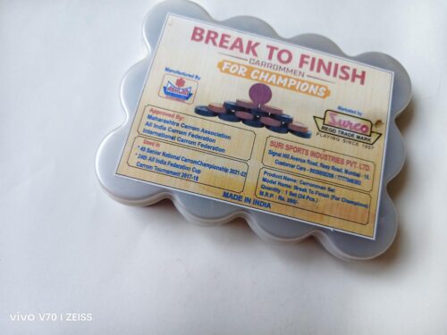 BREAK TO FINISH CARROM MEN (ASHWIN)