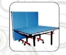 SURCO TT TABLE INTERNATIONAL DELUXE MODEL Blue Top - Image 3