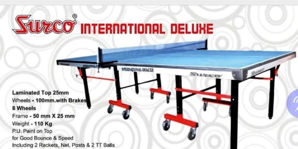 SURCO TT TABLE INTERNATIONAL DELUXE MODEL Blue Top - Image 5